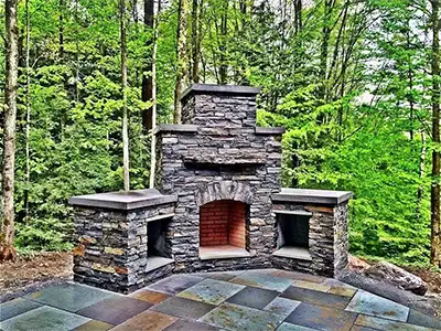 Patio Perfection: Ideas and Inspiration for a Natural Stone Patio, Sharon, VT