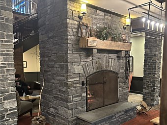 Salem ridge ashlar - fireplace